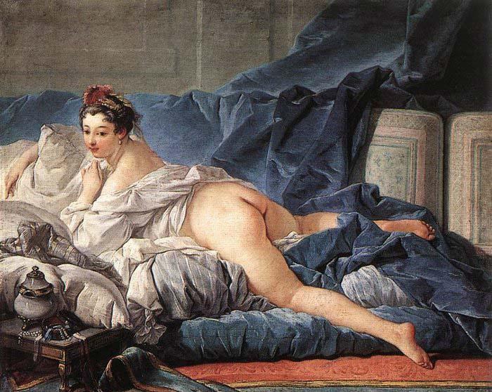 Francois Boucher The Odalisk oil painting image